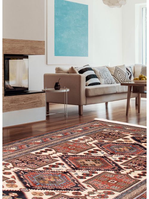 Persian Ardabil 5'6" x 8'5" Hand-knotted Wool Rug 