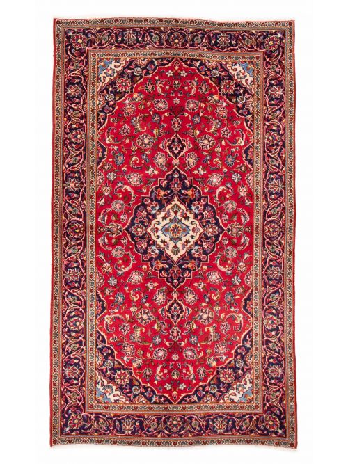 Persian Kashan 5'0" x 8'8" Hand-knotted Wool Rug 