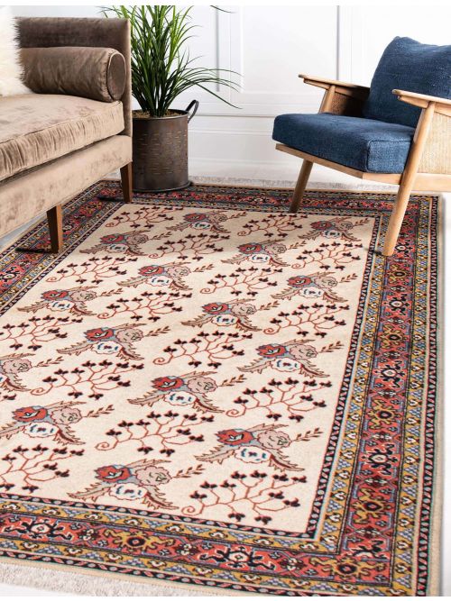 Persian Ardabil 4'7" x 6'5" Hand-knotted Wool Rug 