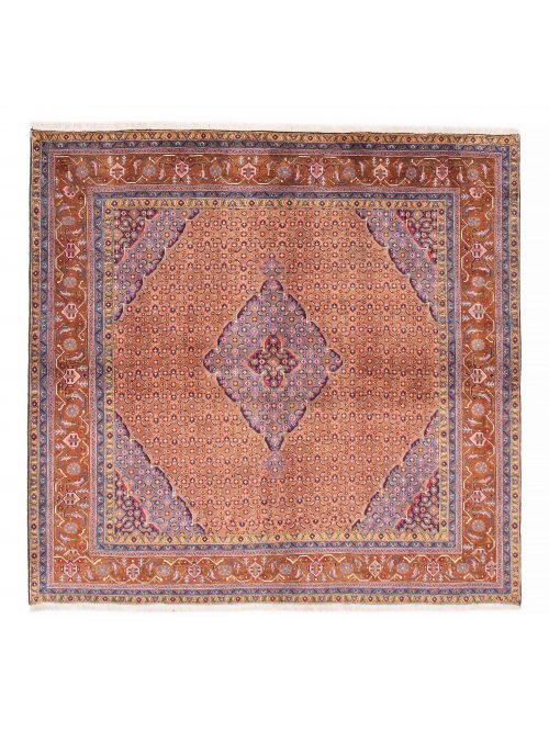 Persian Ardabil 6'7" x 6'3" Hand-knotted Wool Rug 
