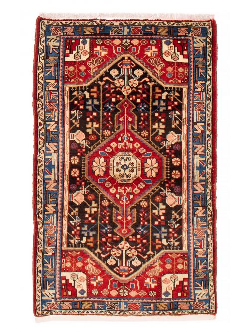 Persian Touserkan 3'4" x 5'1" Hand-knotted Wool Rug 