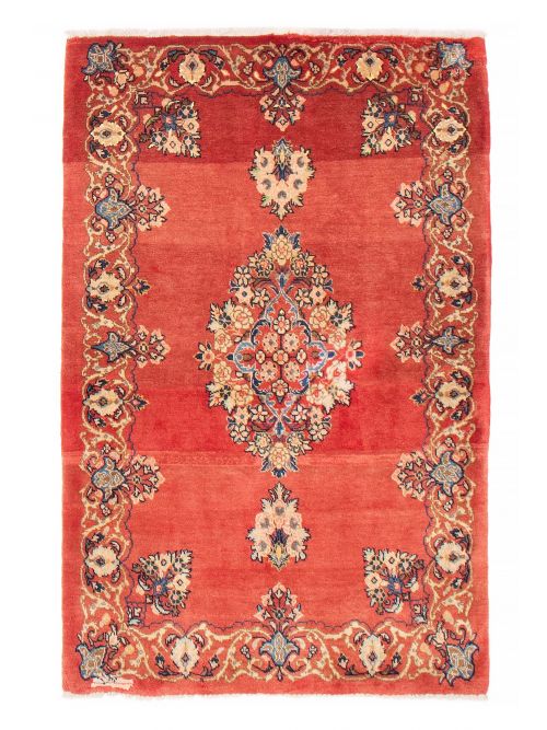 Persian Mahal 3'5" x 5'0" Hand-knotted Wool Rug 