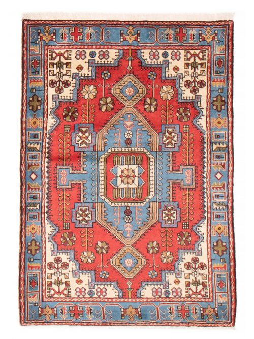 Persian Nahavand 3'7" x 4'11" Hand-knotted Wool Rug 