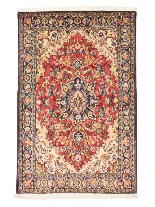 Persian Qum 3'5" x 5'1" Hand-knotted Wool Rug 