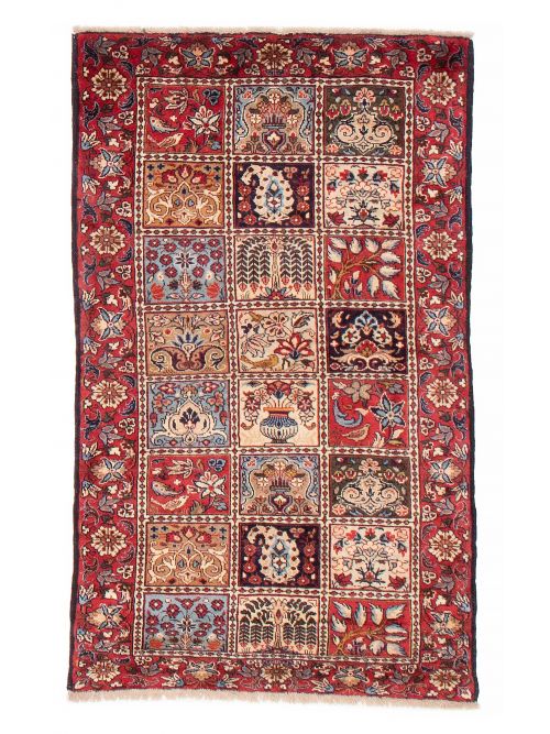 Persian Bakhtiari 3'4" x 5'4" Hand-knotted Wool Rug 
