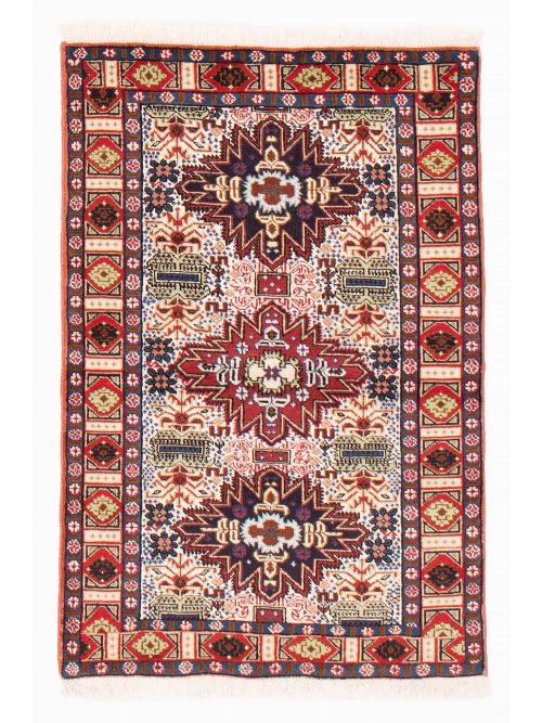 Persian Ardabil 3'2" x 4'7" Hand-knotted Silk, Wool Rug 