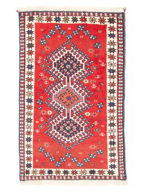 Persian Yalameh 1'11" x 2'11" Hand-knotted Wool Rug 