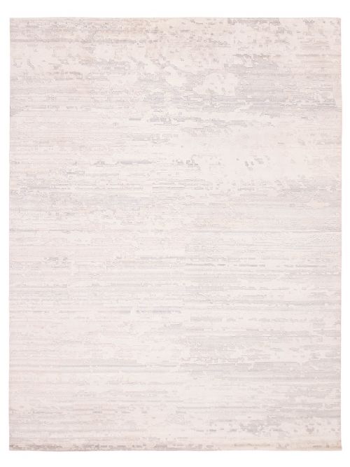 Indian Alma 9'1" x 11'11" Hand-knotted Wool Rug 