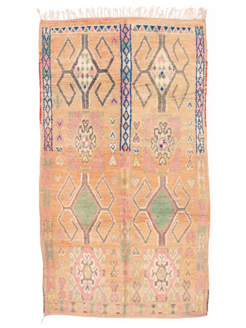 Vintage Moroccan Boujad 5'9" x 10'2" Rug