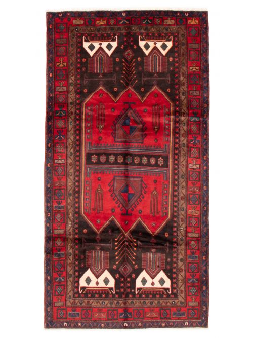 Persian Zanjan 5'3" x 9'9" Hand-knotted Wool Rug 