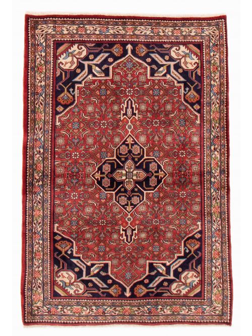 Persian Bijar 3'7" x 5'3" Hand-knotted Wool Rug 