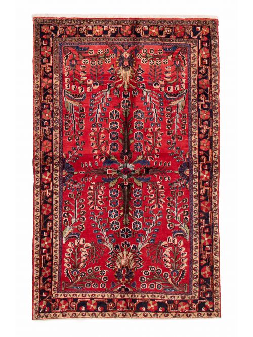 Persian Mahal 4'7" x 7'4" Hand-knotted Wool Rug 