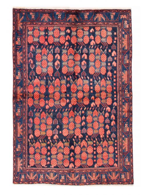 Persian Afshar 5'3" x 7'2" Hand-knotted Wool Rug 