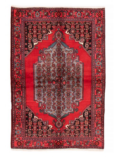 Persian Zanjan 4'3" x 6'5" Hand-knotted Wool Rug 