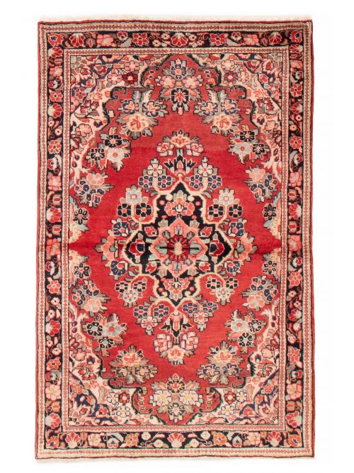 Persian Mahal 4'1" x 7'0" Hand-knotted Wool Rug 