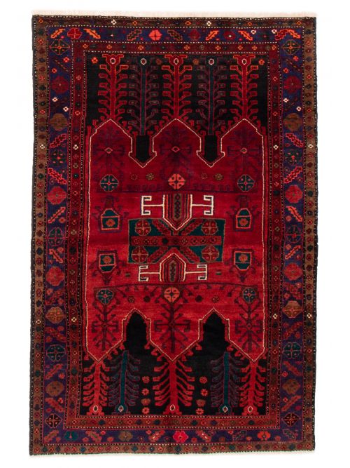 Persian Zanjan 5'0" x 7'11" Hand-knotted Wool Rug 