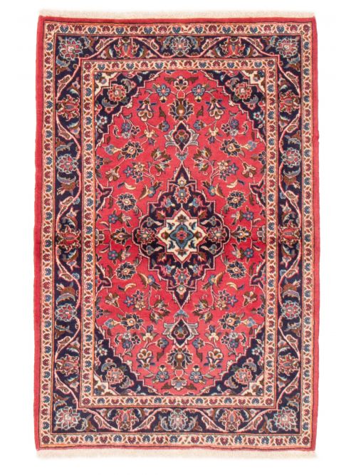 Persian Kashan 3'3" x 5'1" Hand-knotted Wool Rug 