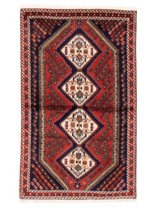 Persian Afshar 3'3" x 5'2" Hand-knotted Wool Rug 