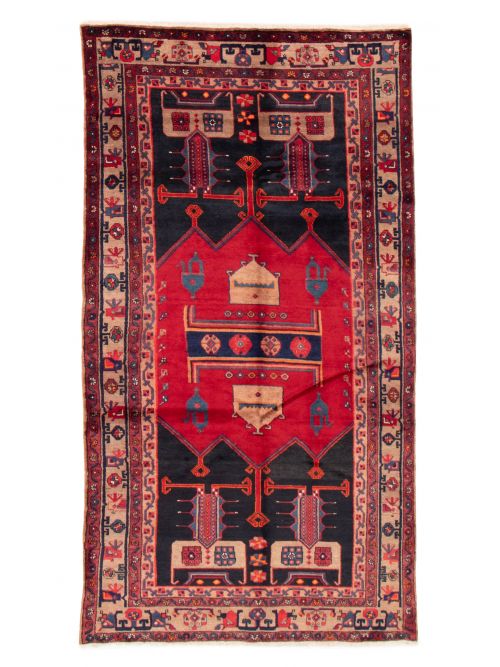 Persian Zanjan 5'3" x 9'8" Hand-knotted Wool Rug 