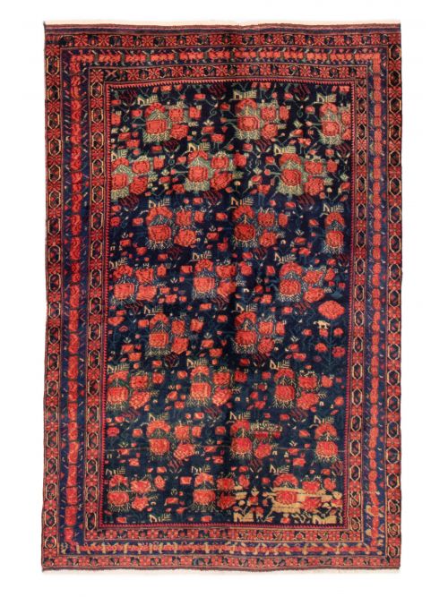 Persian Afshar 5'2" x 7'10" Hand-knotted Wool Rug 