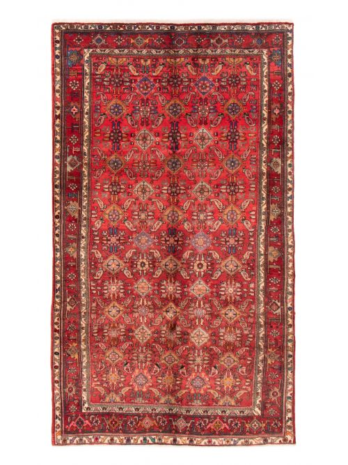 Persian Zanjan 4'11" x 8'10" Hand-knotted Wool Rug 