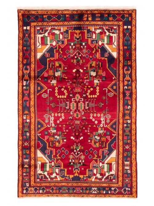 Persian Lilihan 4'11" x 7'10" Hand-knotted Wool Rug 