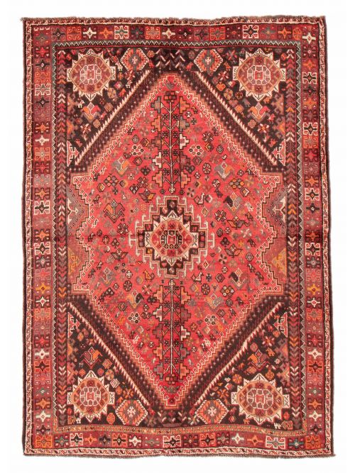 Persian Shiraz Qashqai 5'6" x 7'10" Hand-knotted Wool Rug 