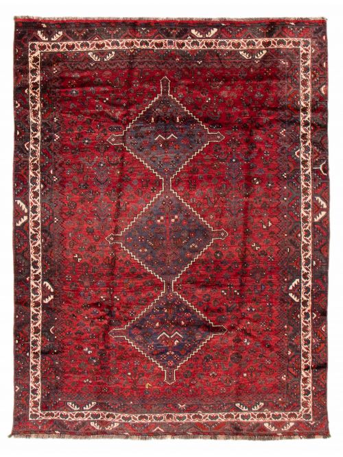 Persian Shiraz Qashqai 6'2" x 8'2" Hand-knotted Wool Rug 
