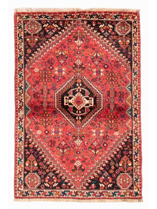 Persian Shiraz Qashqai 3'10" x 5'6" Hand-knotted Wool Rug 