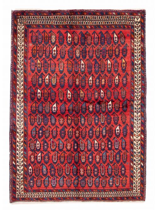 Persian Afshar 4'11" x 6'11" Hand-knotted Wool Rug 