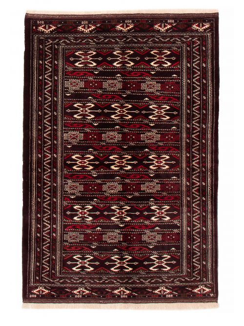 Persian Turkoman 5'3" x 7'5" Hand-knotted Wool Rug 
