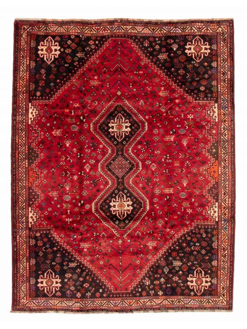 Persian Shiraz Qashqai 7'5" x 10'0" Hand-knotted Wool Rug 
