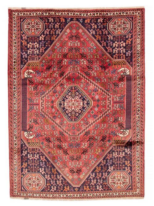 Persian Shiraz Qashqai 6'10" x 9'7" Hand-knotted Wool Rug 