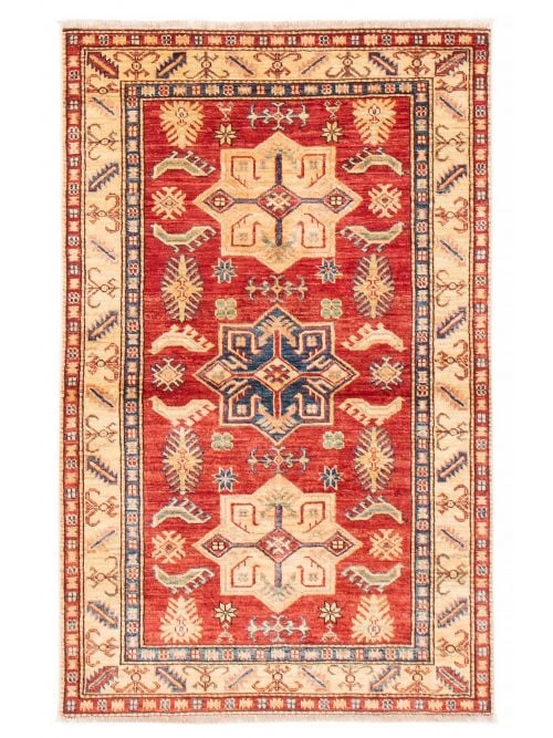 Afghan Finest Ghazni 3'3" x 4'11" Hand-knotted Wool Rug 