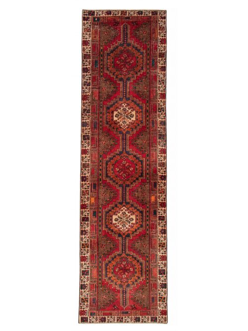 Persian Style 3'0" x 10'6" Hand-knotted Wool Rug 