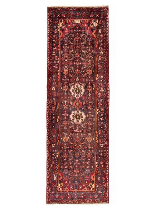 Persian Style 3'5" x 9'5" Hand-knotted Wool Rug 