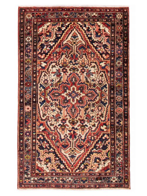 Persian Style 4'4" x 6'7" Hand-knotted Wool Rug 