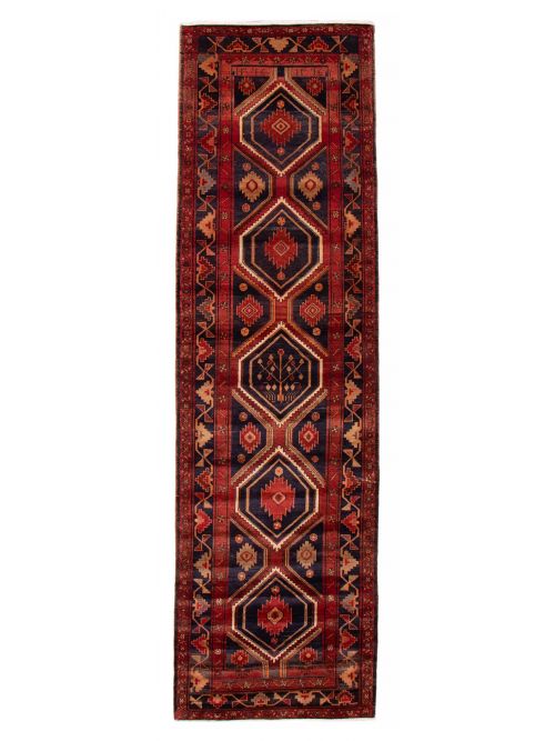Persian Style 4'3" x 14'1" Hand-knotted Wool Rug 
