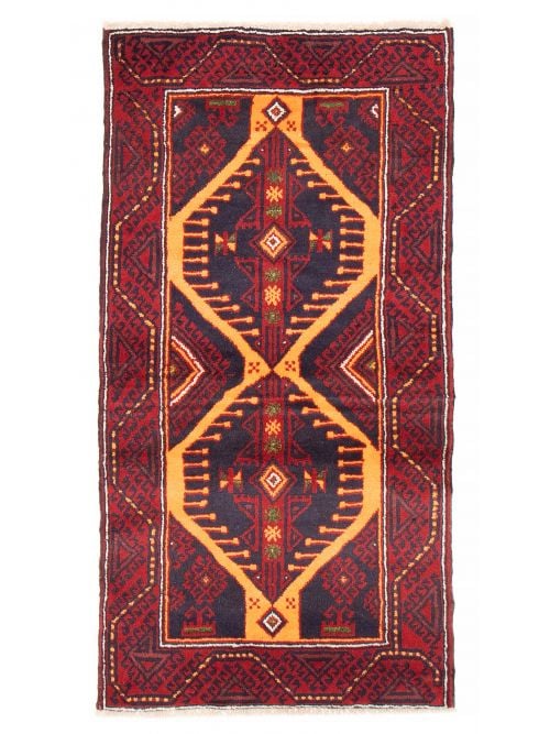 Afghan Royal Baluch 3'1" x 5'8" Hand-knotted Wool Rug 