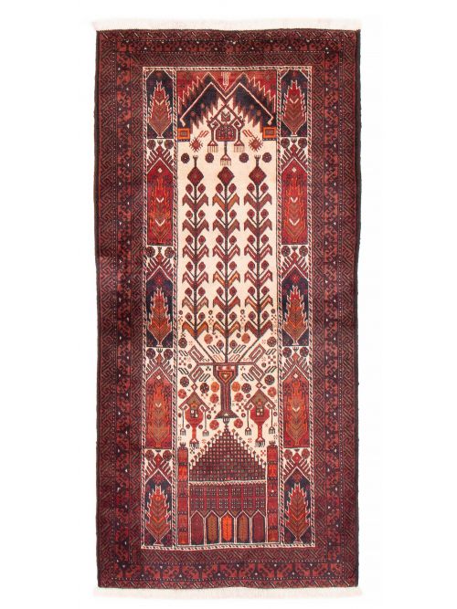 Afghan Royal Baluch 3'4" x 6'7" Hand-knotted Wool Rug 