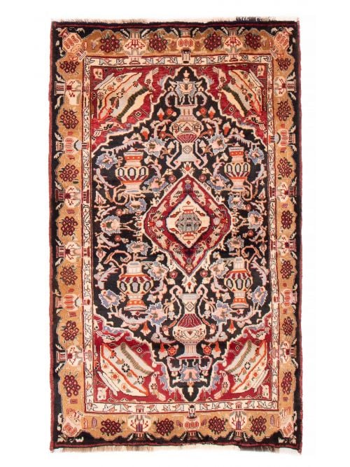 Persian Style 3'10" x 6'9" Hand-knotted Wool Rug 