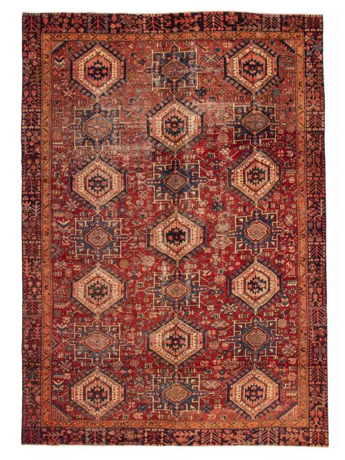 Persian Style 8'11" x 12'6" Hand-knotted Wool Rug 