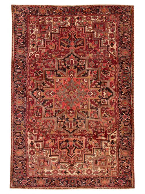 Persian Heriz 8'6" x 11'8" Hand-knotted Wool Rug 