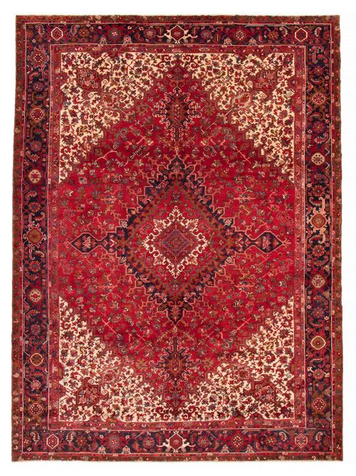 Persian Heriz 9'9" x 12'9" Hand-knotted Wool Rug 