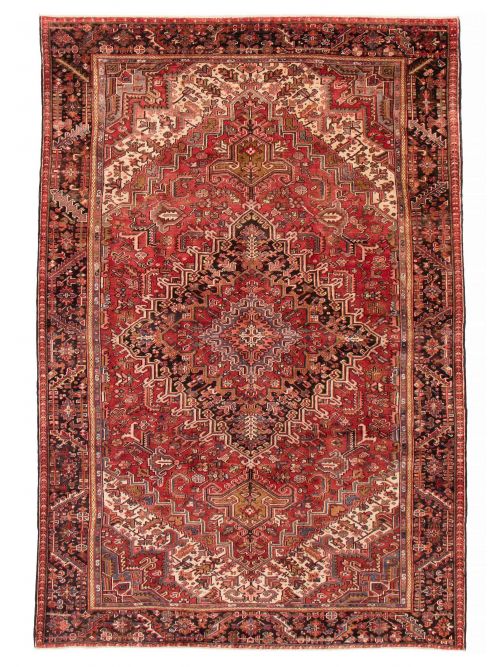 Persian Heriz 8'2" x 11'11" Hand-knotted Wool Rug 
