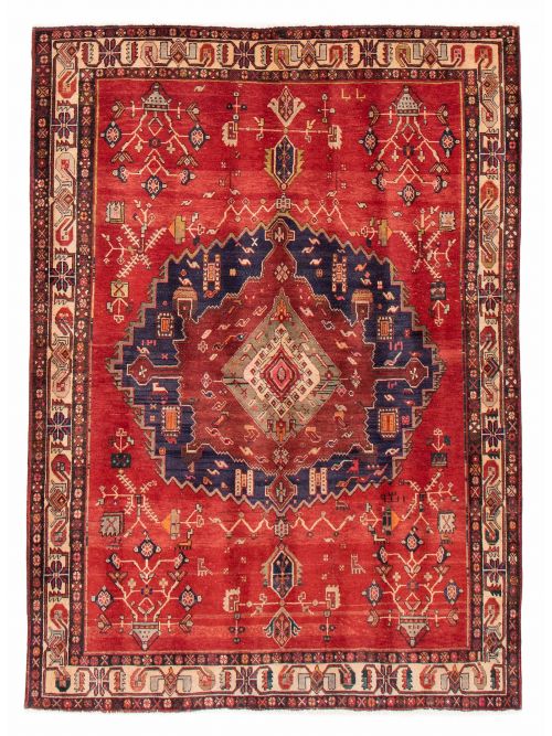 Persian Style 5'5" x 7'9" Hand-knotted Wool Rug 