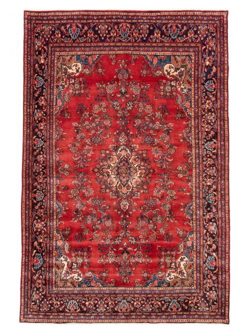 Persian Hamadan 7'1" x 10'10" Hand-knotted Wool Rug 