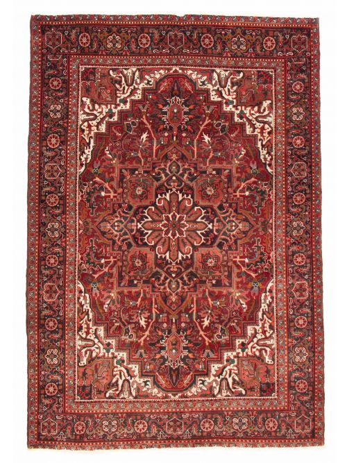 Persian Heriz 7'0" x 9'10" Hand-knotted Wool Rug 