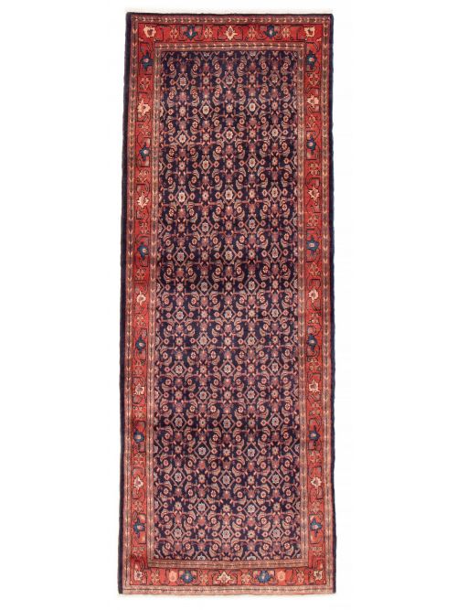 Persian Mahal 3'7" x 9'9" Hand-knotted Wool Rug 