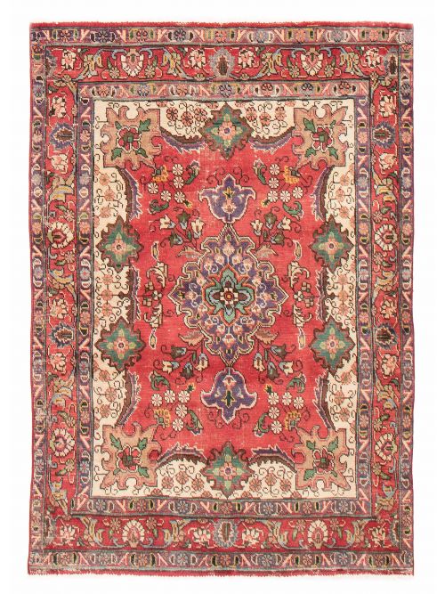 Persian Tabriz 4'6" x 6'3" Hand-knotted Wool Rug 